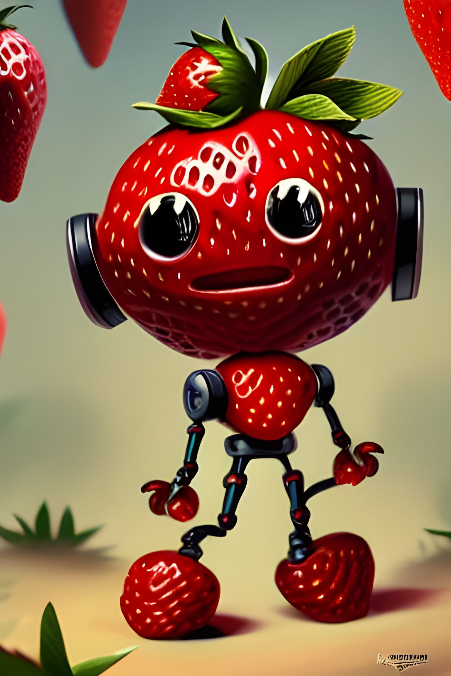 Strawberry Robot undefined