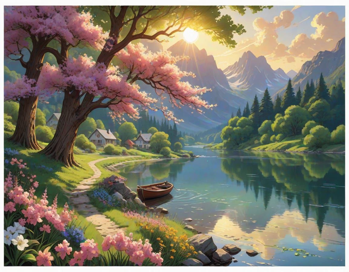 Spring Landscapes  by @TJ Omar