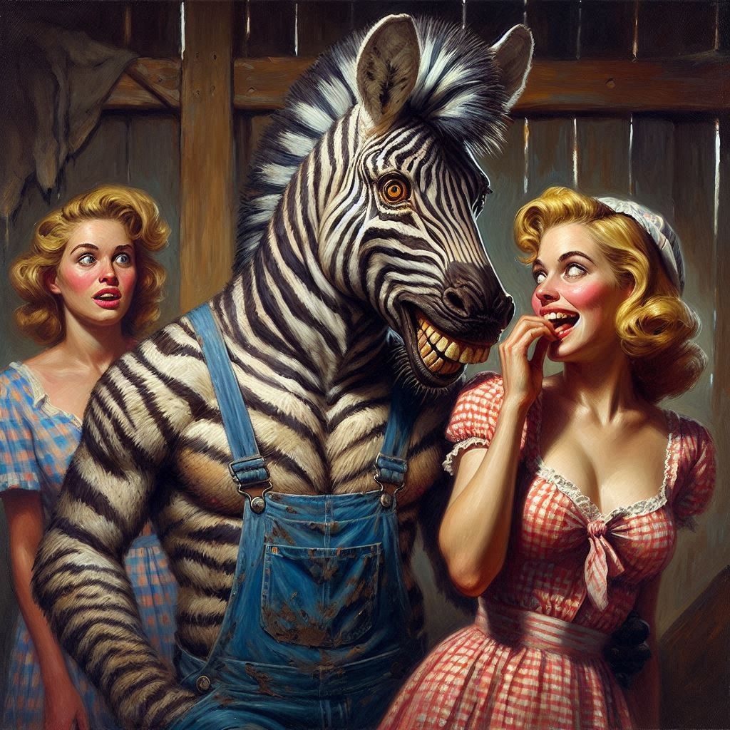 Scuzzpunk Zebra Farmhand