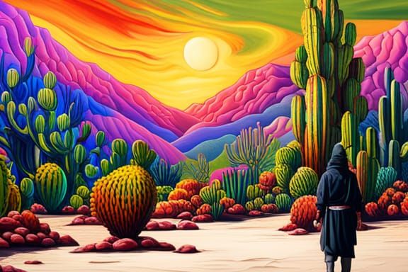 Crossing the Valley of Cacti  by @A