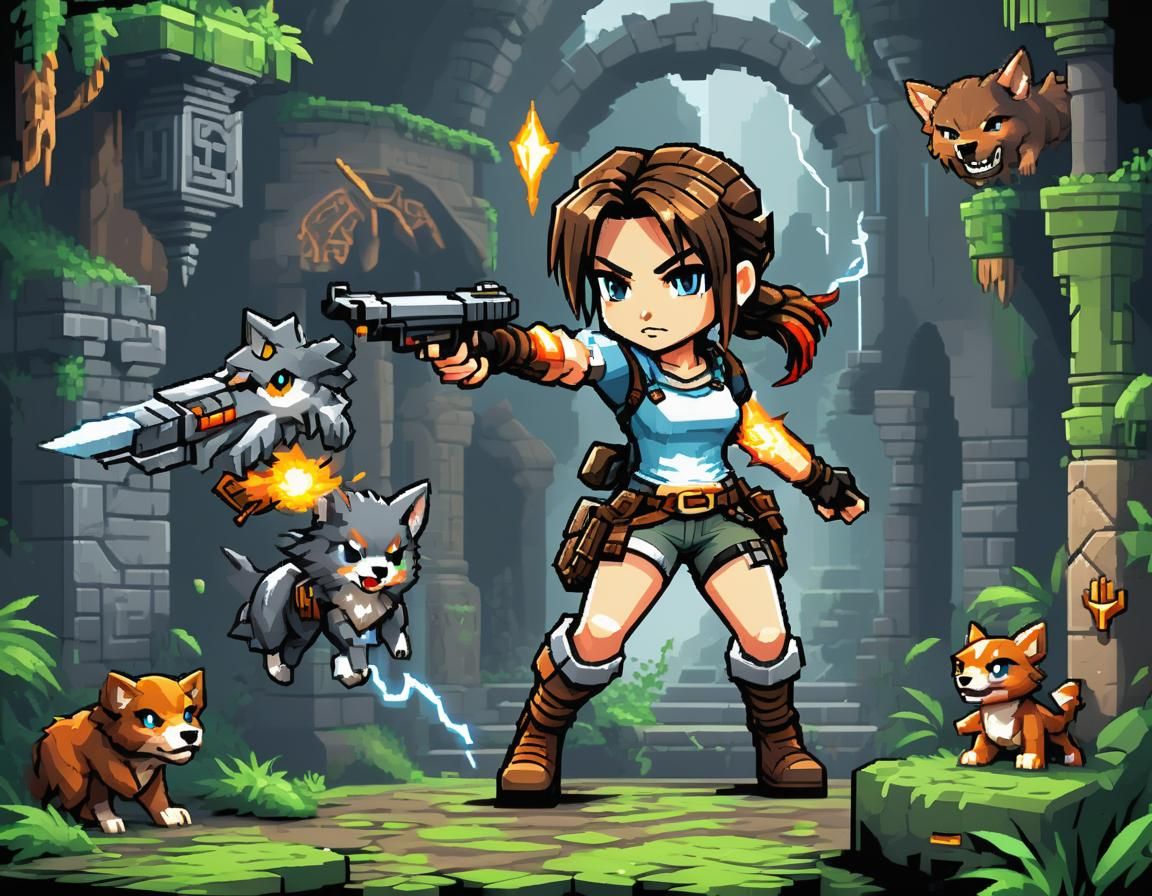 RPG game "LARA the warrior"  by @Talpha