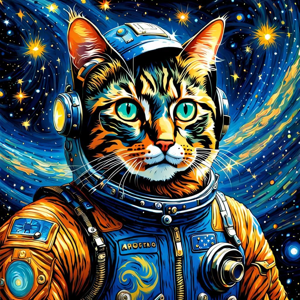 Multidimensional cat 馃殌 - AI Generated Artwork - NightCafe Creator