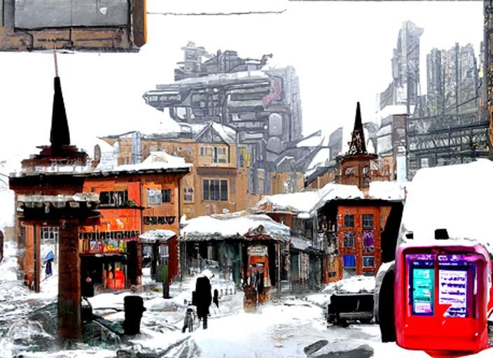 Old Town In Wrong Time