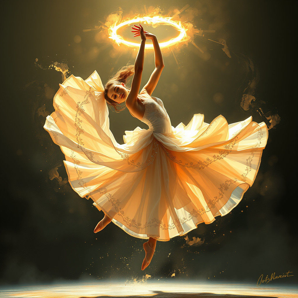 Angel dancer  by @yanjess