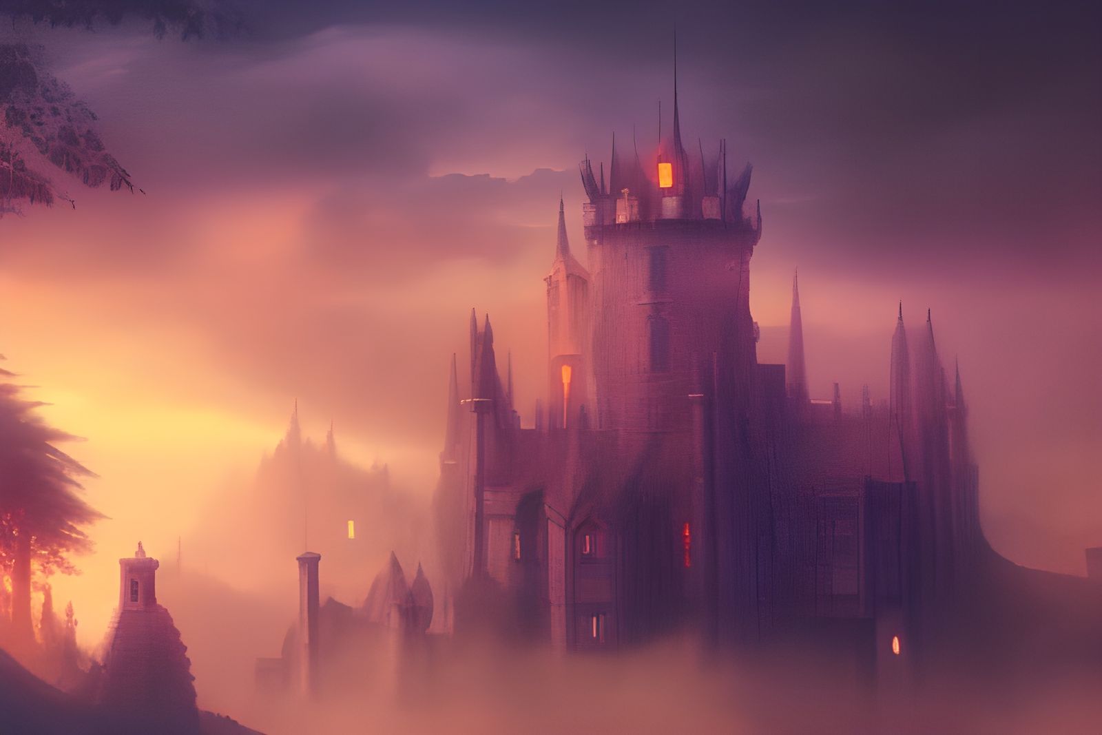 fantasy castle - AI Generated Artwork - NightCafe Creator