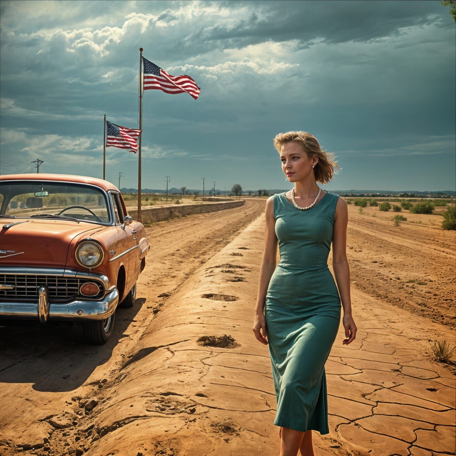 "Bye, bye Miss American pie, I drove my Chevy to the levy, but the levy was dry"  by @Tilted25