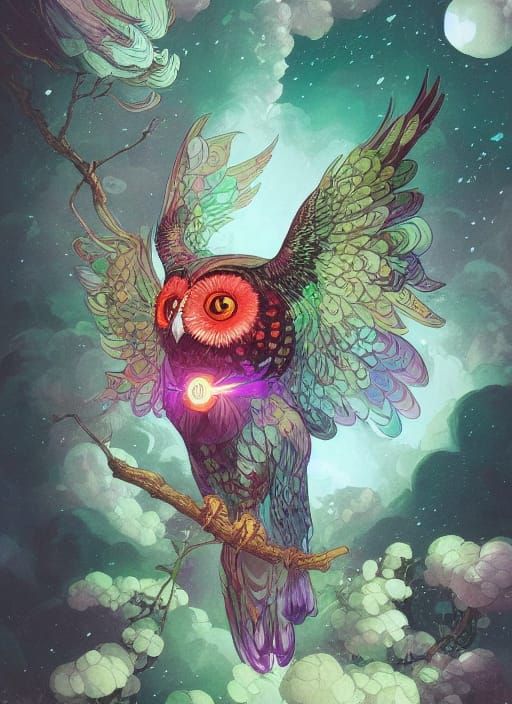 Owl be there for you - AI Generated Artwork - NightCafe Creator