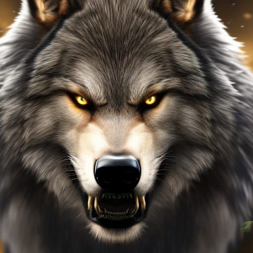 Angry Werewolf - AI Generated Artwork - NightCafe Creator