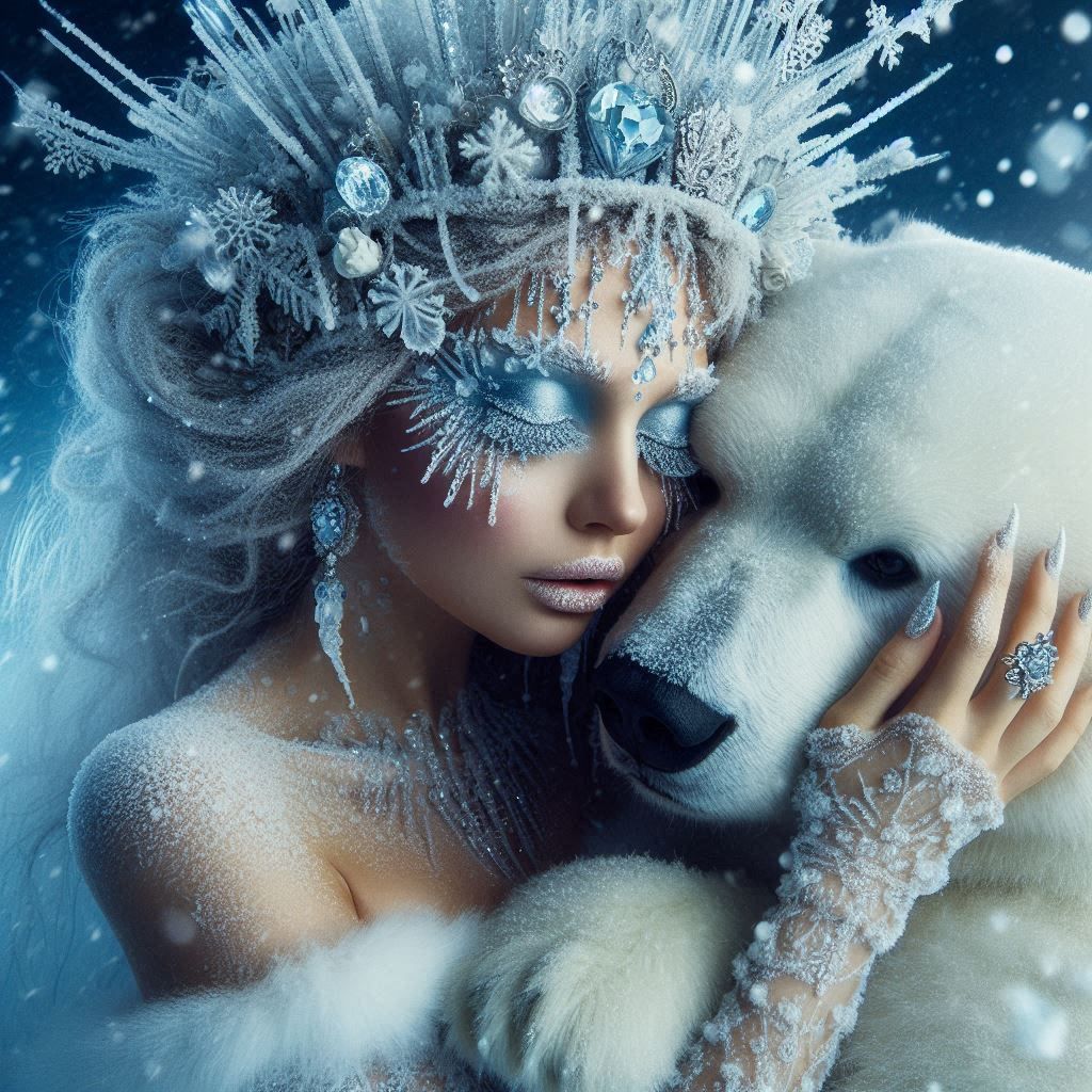 The ice queen and her polar bear