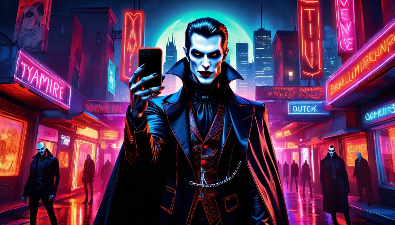 Neon Nocturne  by @Runarguten