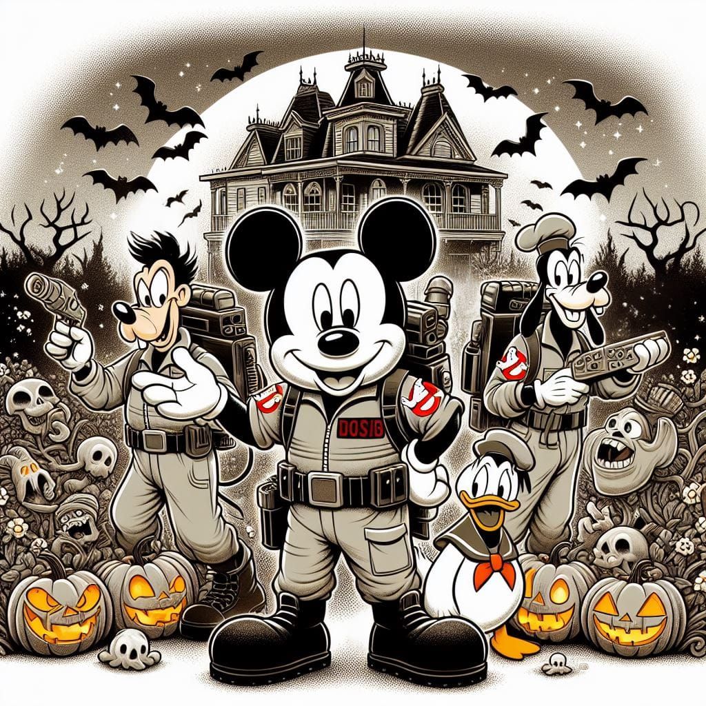Mickey Mouse Ghostbusters