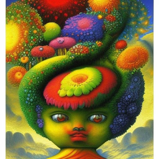 landscape by Naoto Hattori and Emil Nolde