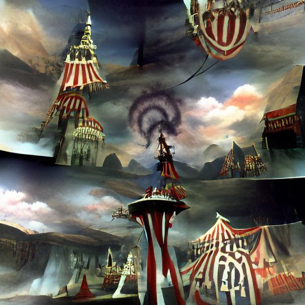 American McGee's Circus matte painting