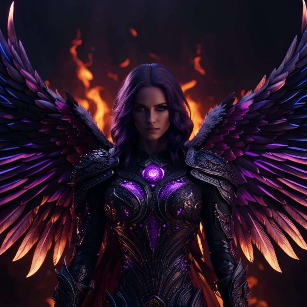 fallen angel 3 - AI Generated Artwork - NightCafe Creator