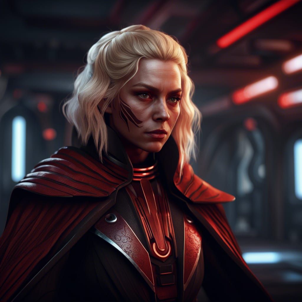 Lana Beniko Sith from star wars - AI Generated Artwork - NightCafe Creator