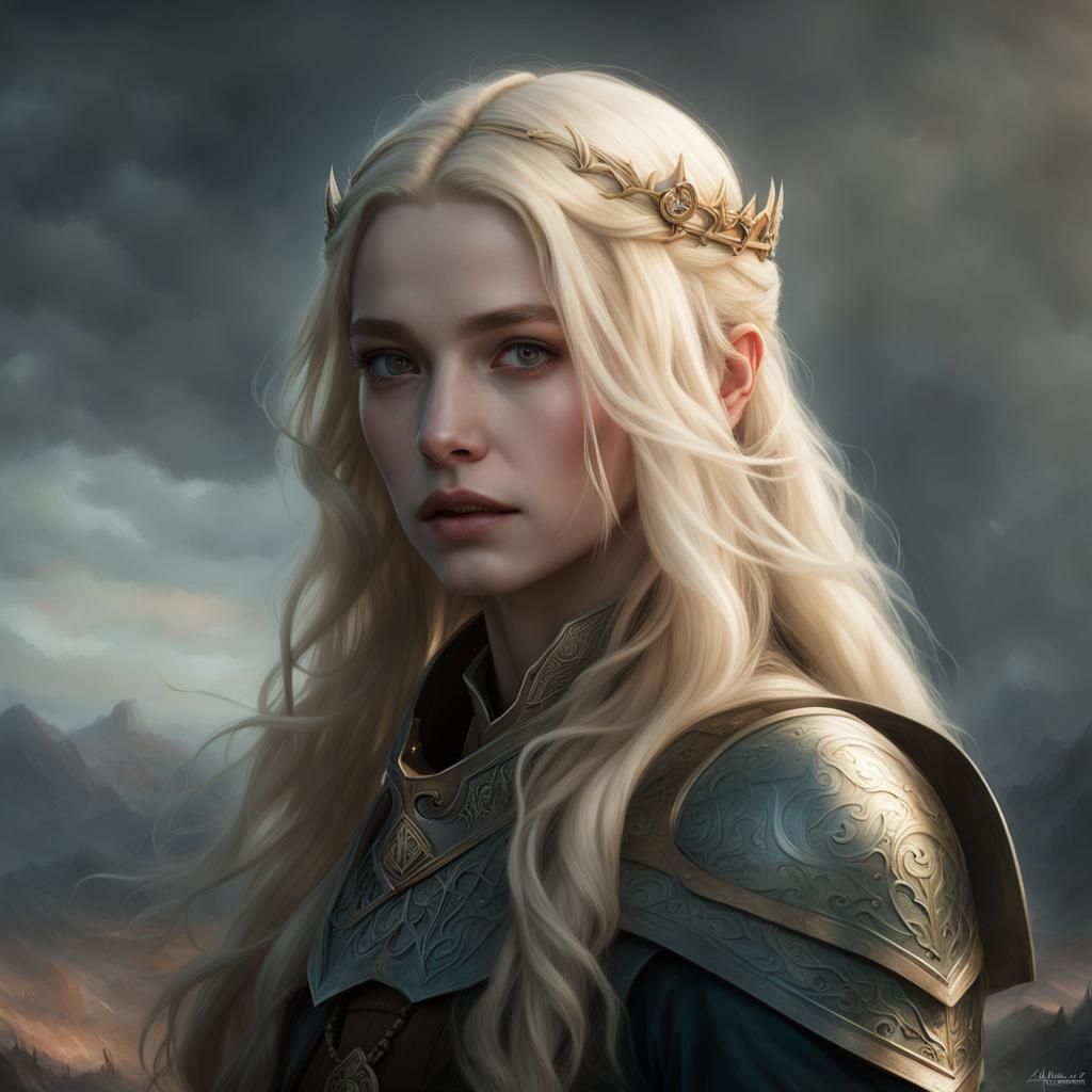 Ava Max as Eowyn, Lady of Rohan - AI Generated Artwork - NightCafe Creator