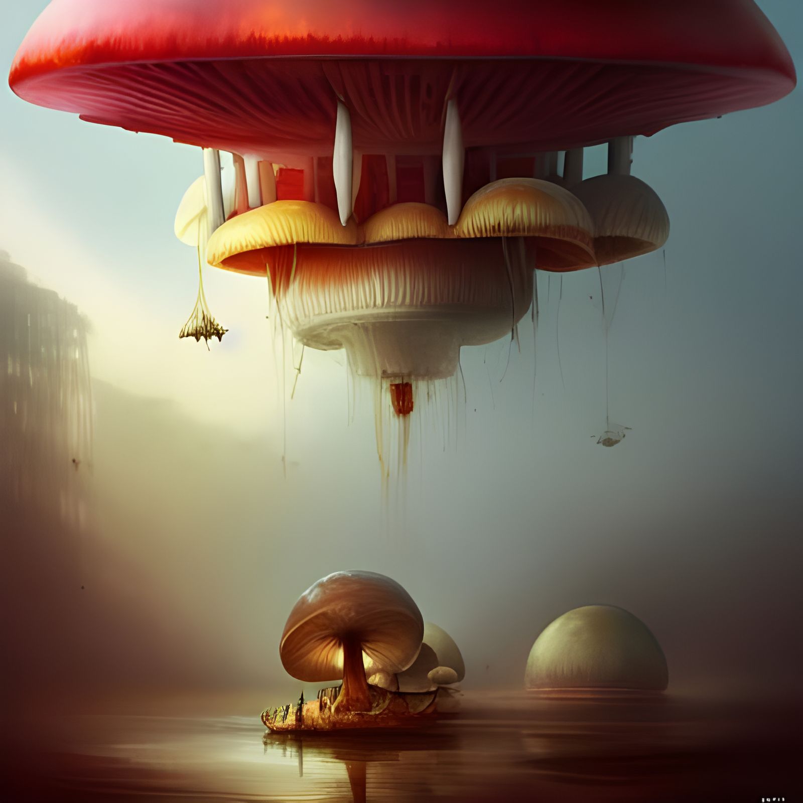 Mushrooms of the air and sea undefined