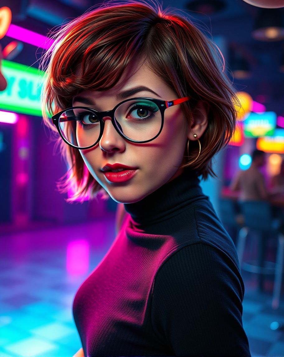 Velma at the club