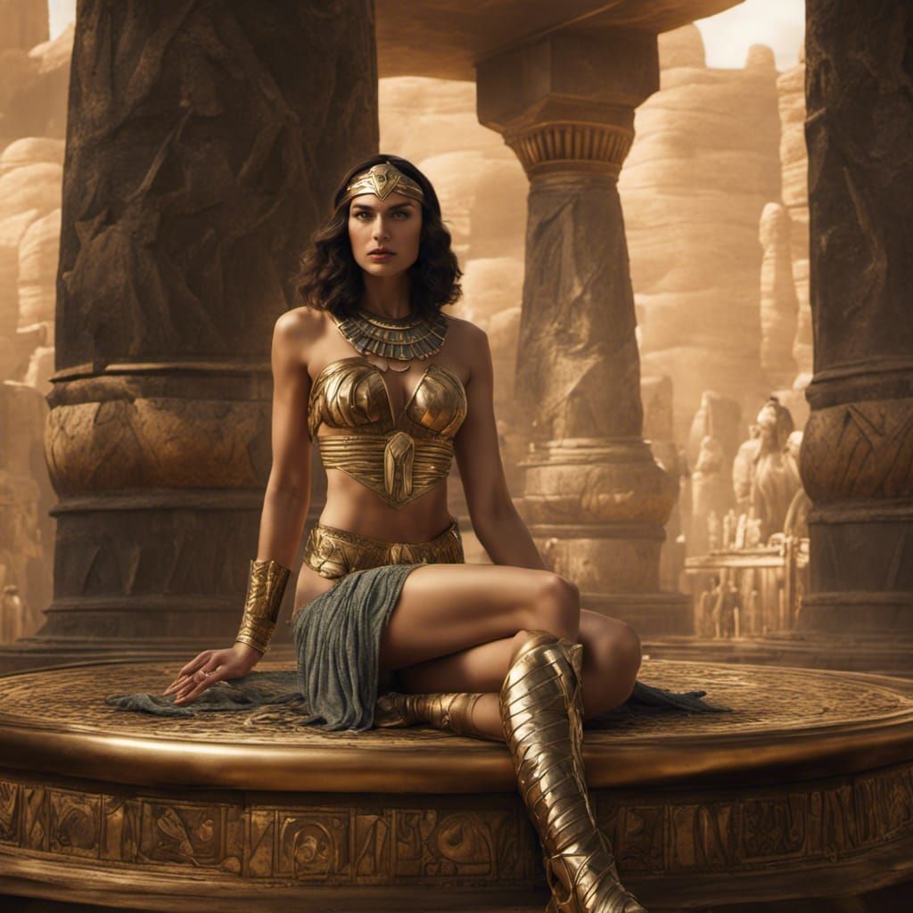 Gal Gadot as Cleopatra. - AI Generated Artwork - NightCafe Creator