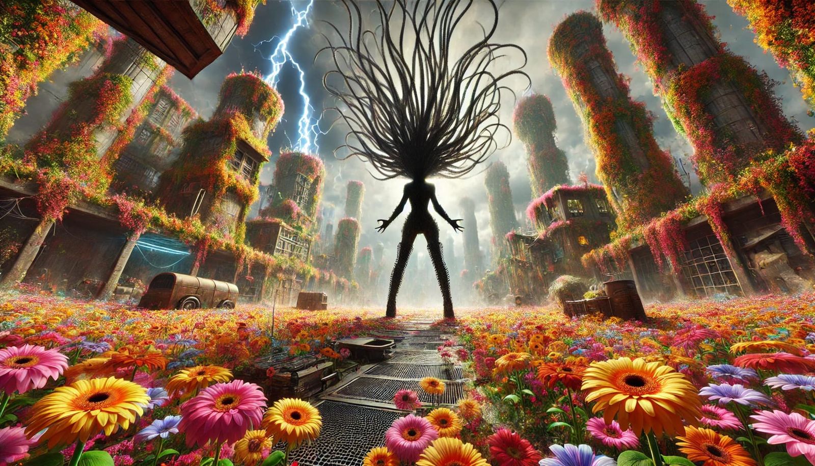 Floral Requiem in a Radioactive City