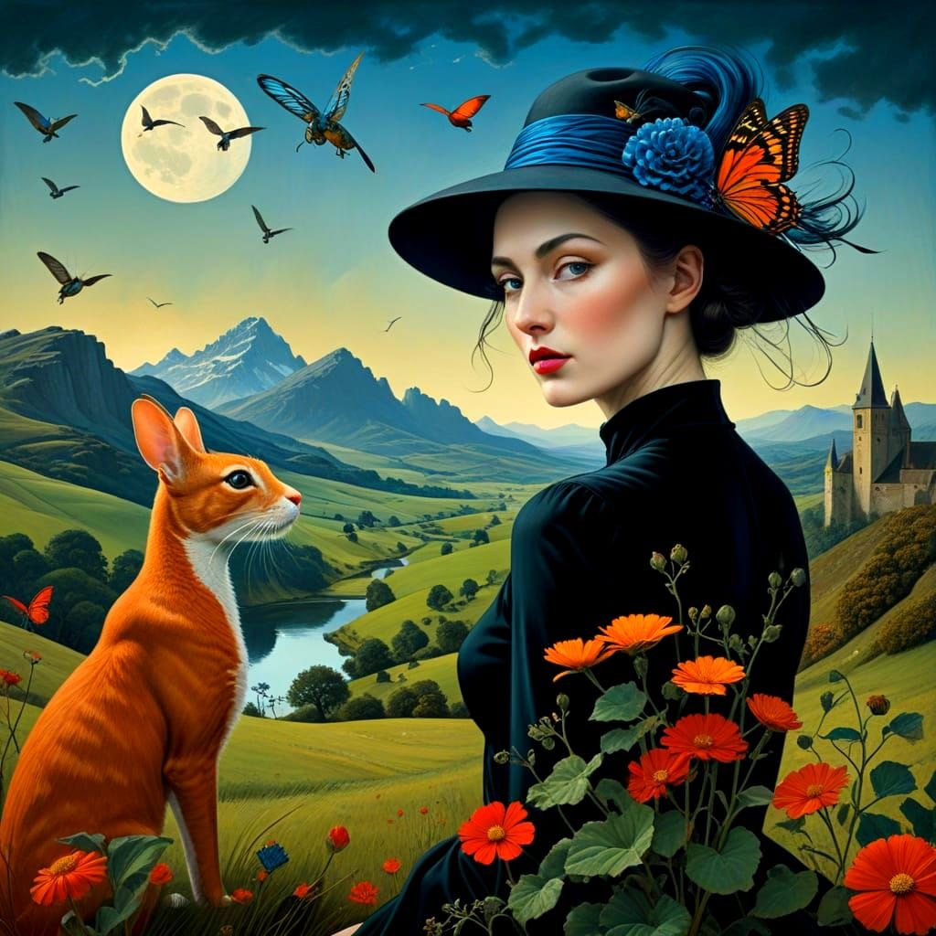 Ethereal Surrealist Portrait in Ultra HD