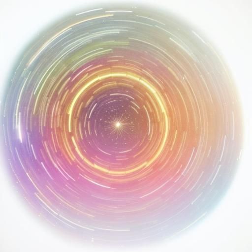 Star trails. AI Generated Artwork NightCafe Creator