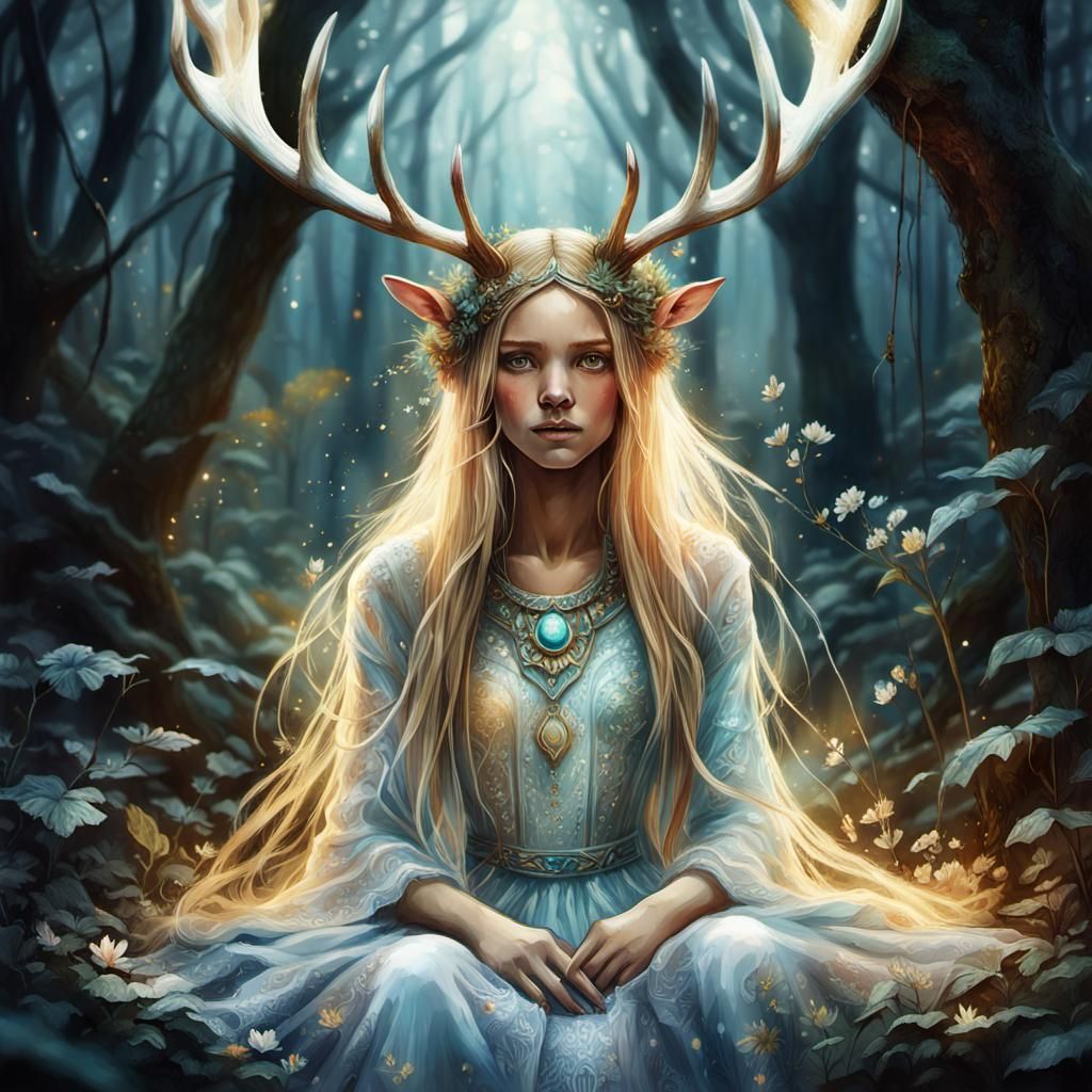 Goddess of the forest - AI Generated Artwork - NightCafe Creator