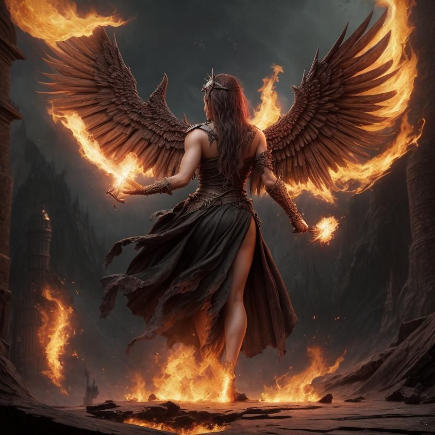 Dark Angel - AI Generated Artwork - NightCafe Creator