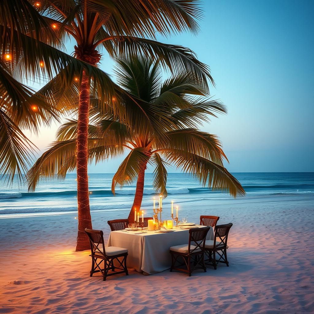 Tropical Evening  by @Yanciepants