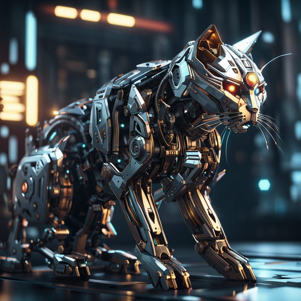 cyberpunk king of the cats