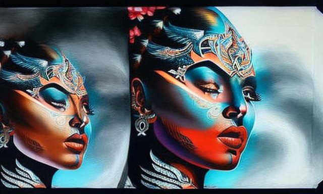 Beautiful gorgeous tattooed goddess Insanely HyperRealistic ...