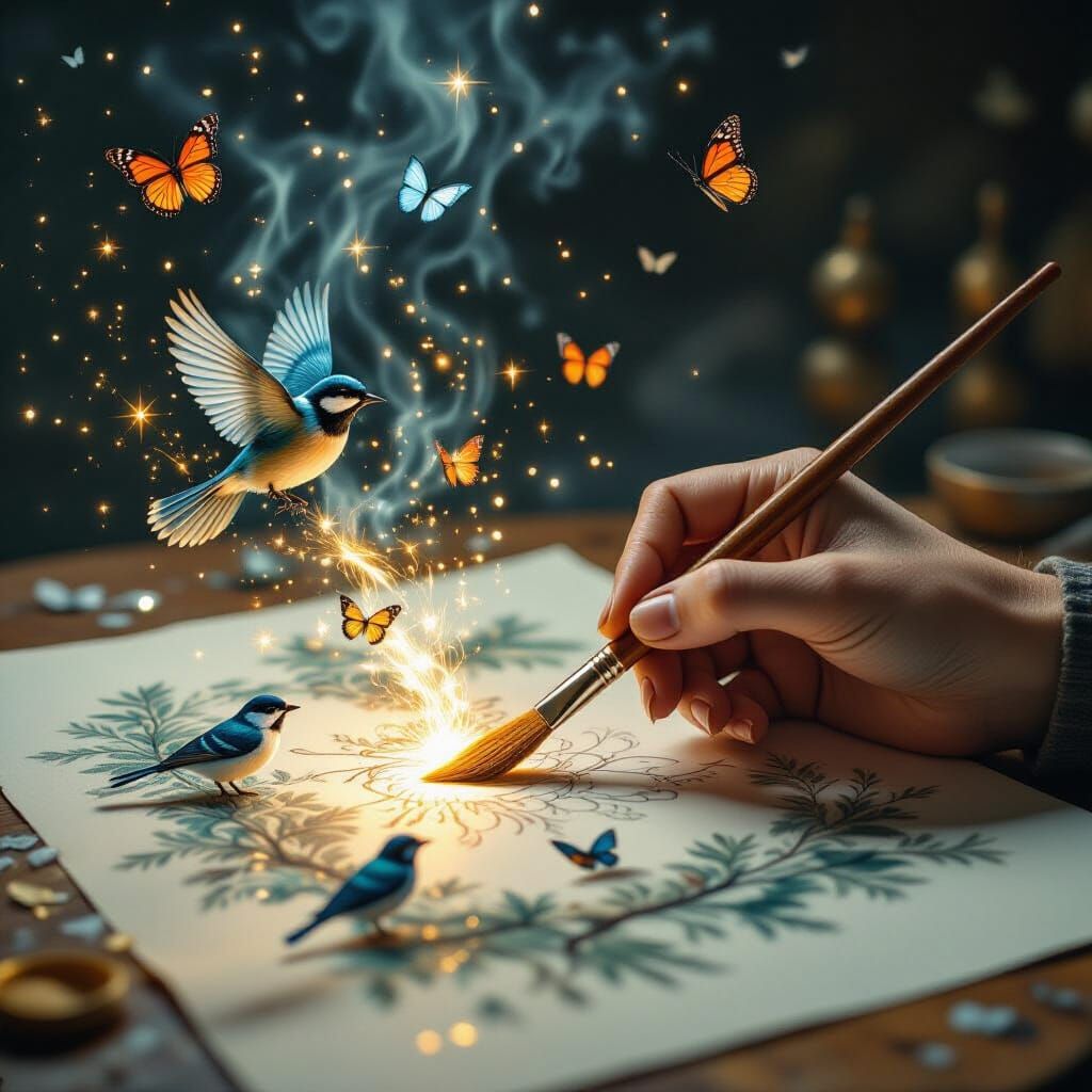 Let's paint life!  by @Anna