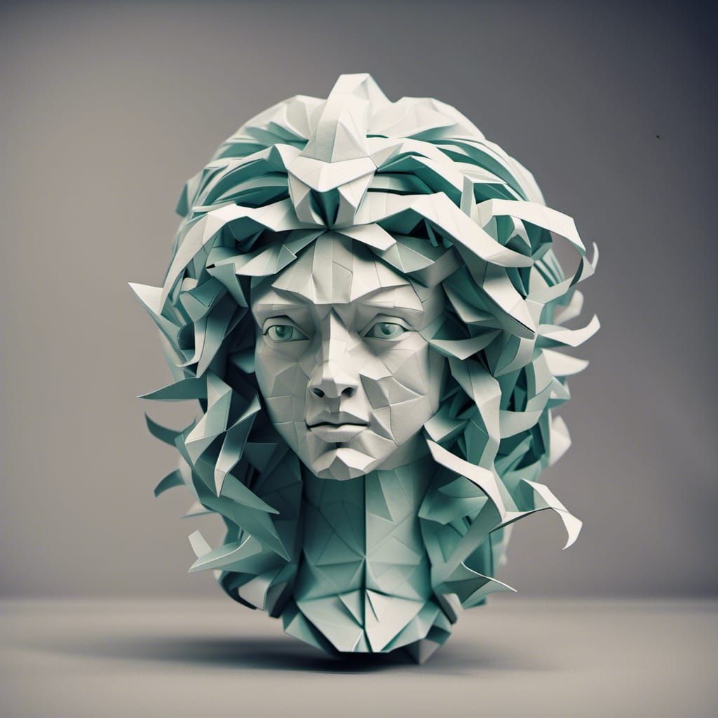 medusa-award-winning-masterpiece-origami-paper-folds-papercraft-made