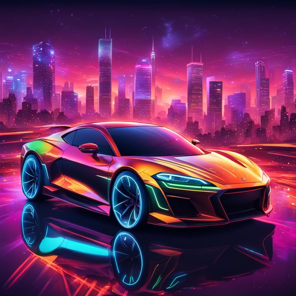 Sports car - AI Generated Artwork - NightCafe Creator