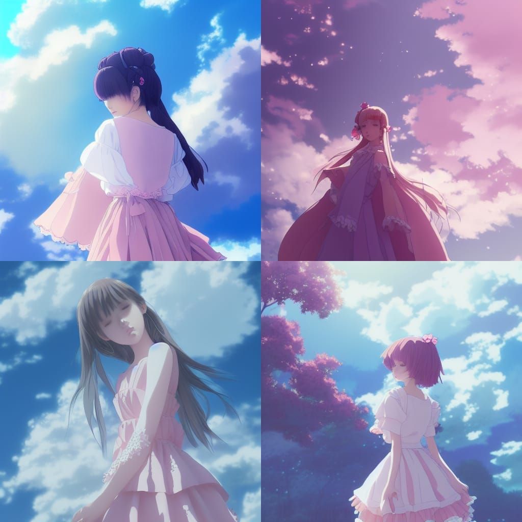 Anime Princess in a Studio Ghibli Scene