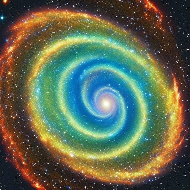 Spiral galaxy in my mind