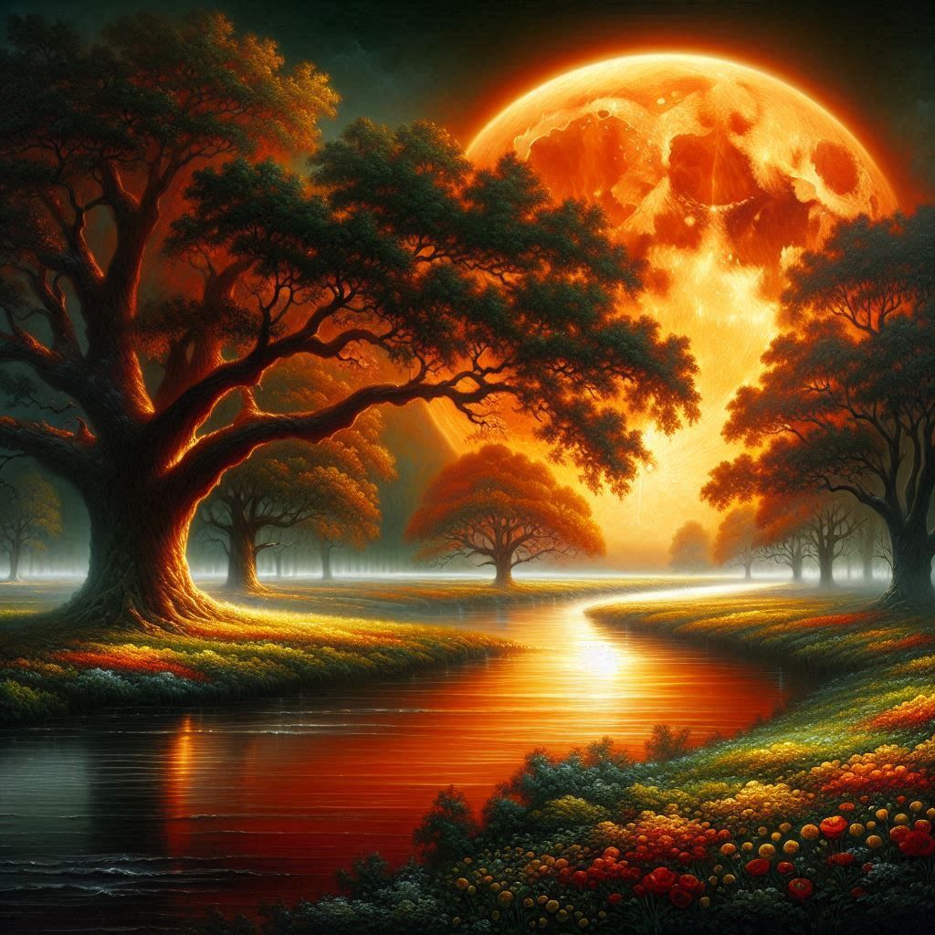 A beautiful night for a walk