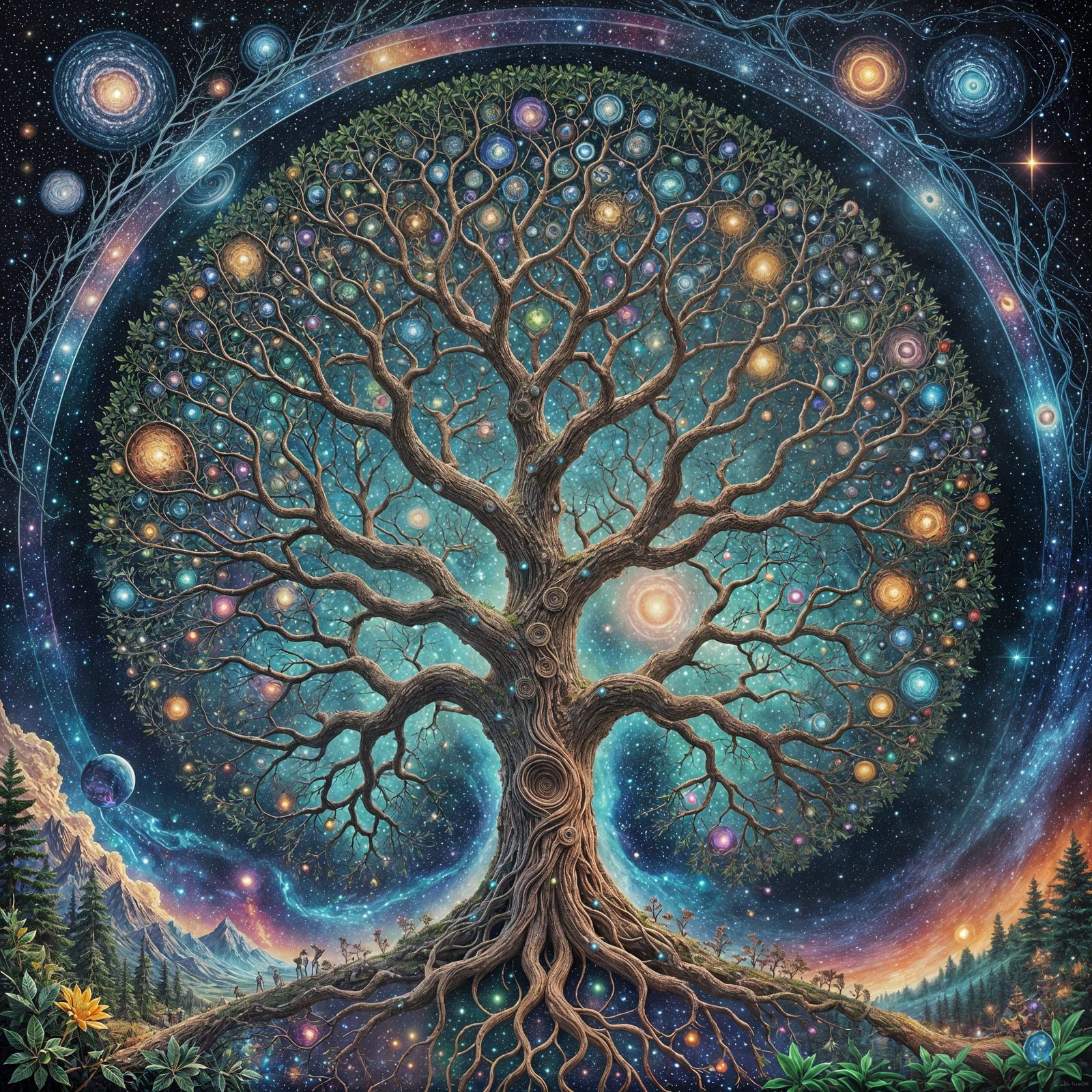 The Universe; Branching Timelines.  by @Pandorica