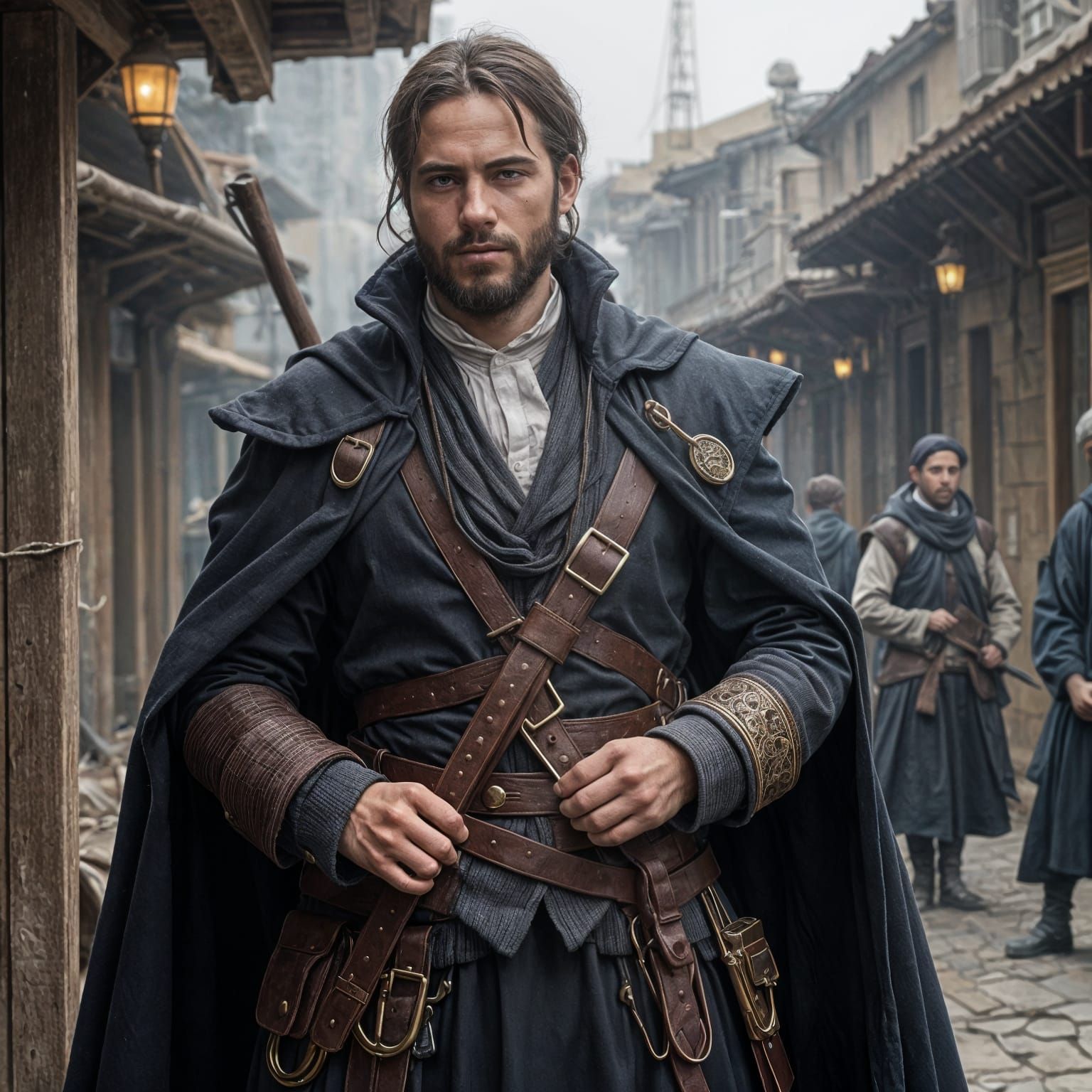 Prisoners in Chains: Dramatic Digital Art