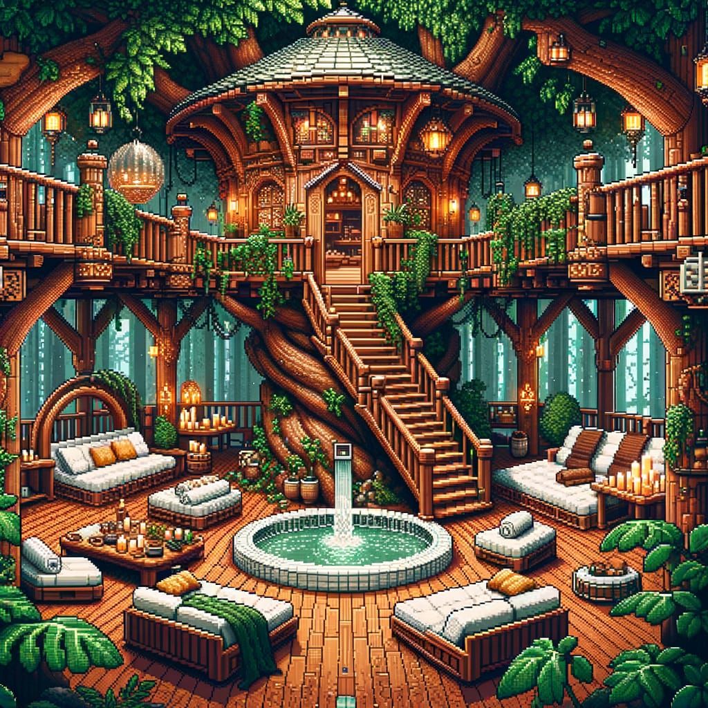Treehouse spa