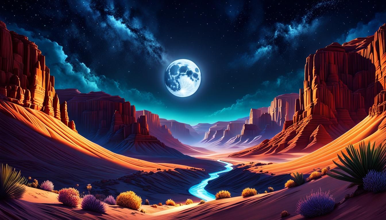 Desert Canyon  by @2humanswandering