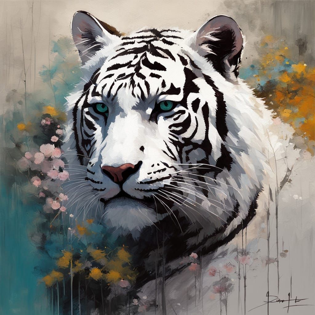 White Tiger   by @Sumaya Ali