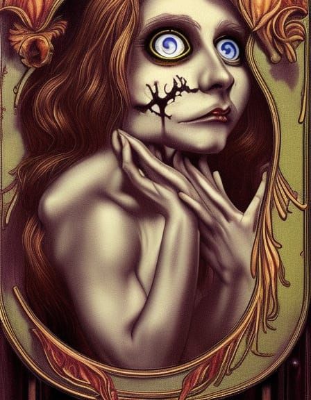 In the mirror