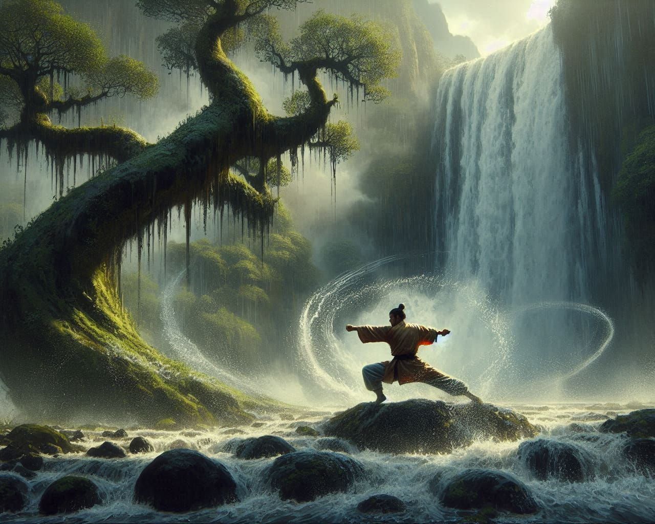 Martial art: Water controller