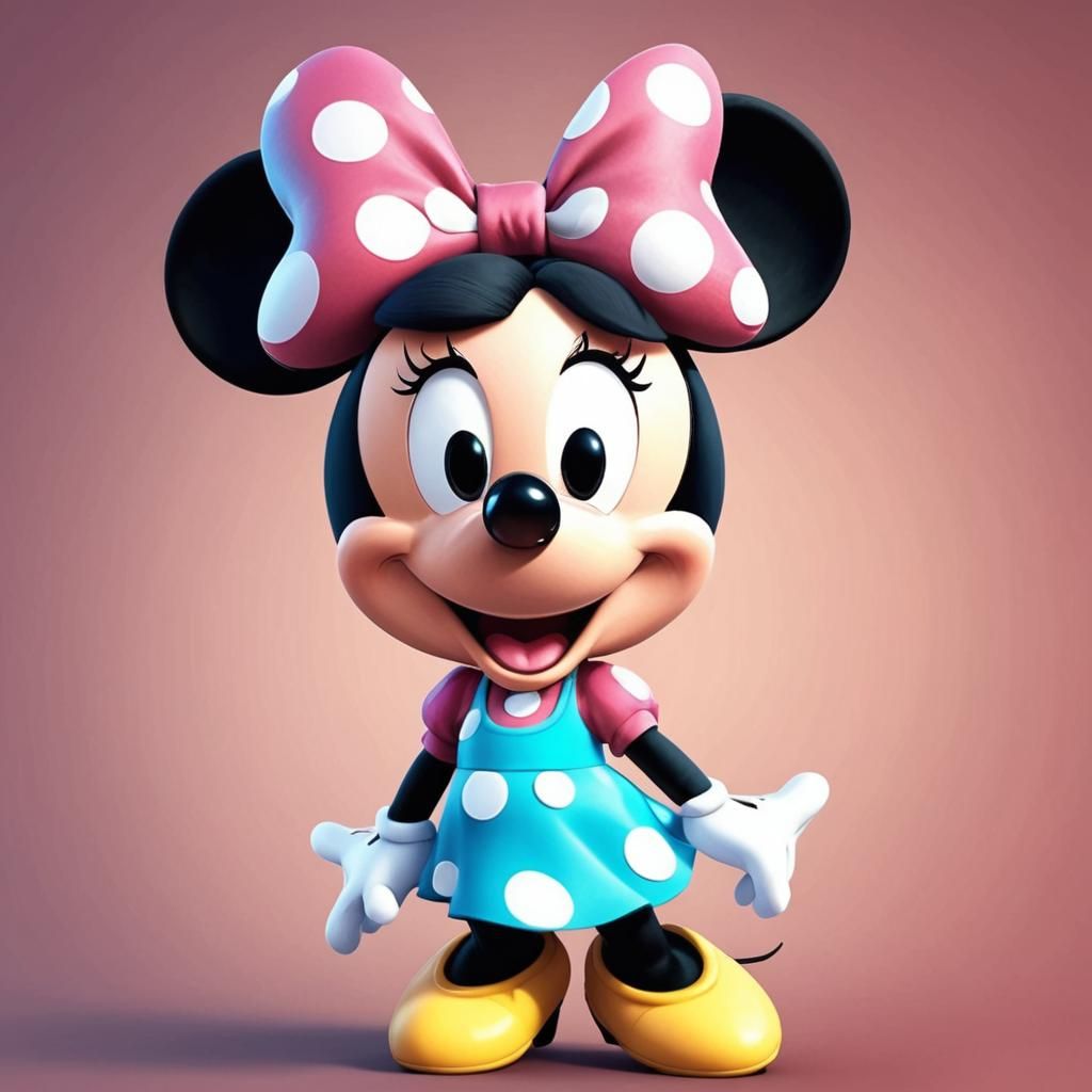 Minnie Mouse smiling