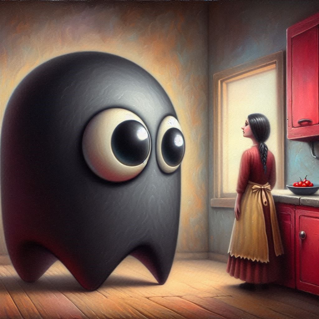 Pacman in the kitchen