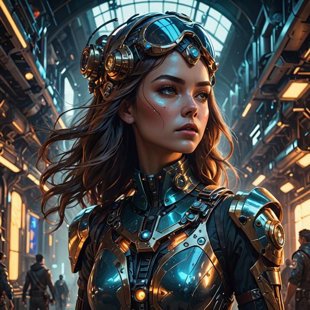 Epic Beautiful Woman; 8k Resolution Concept Art Dynamic Lighting 