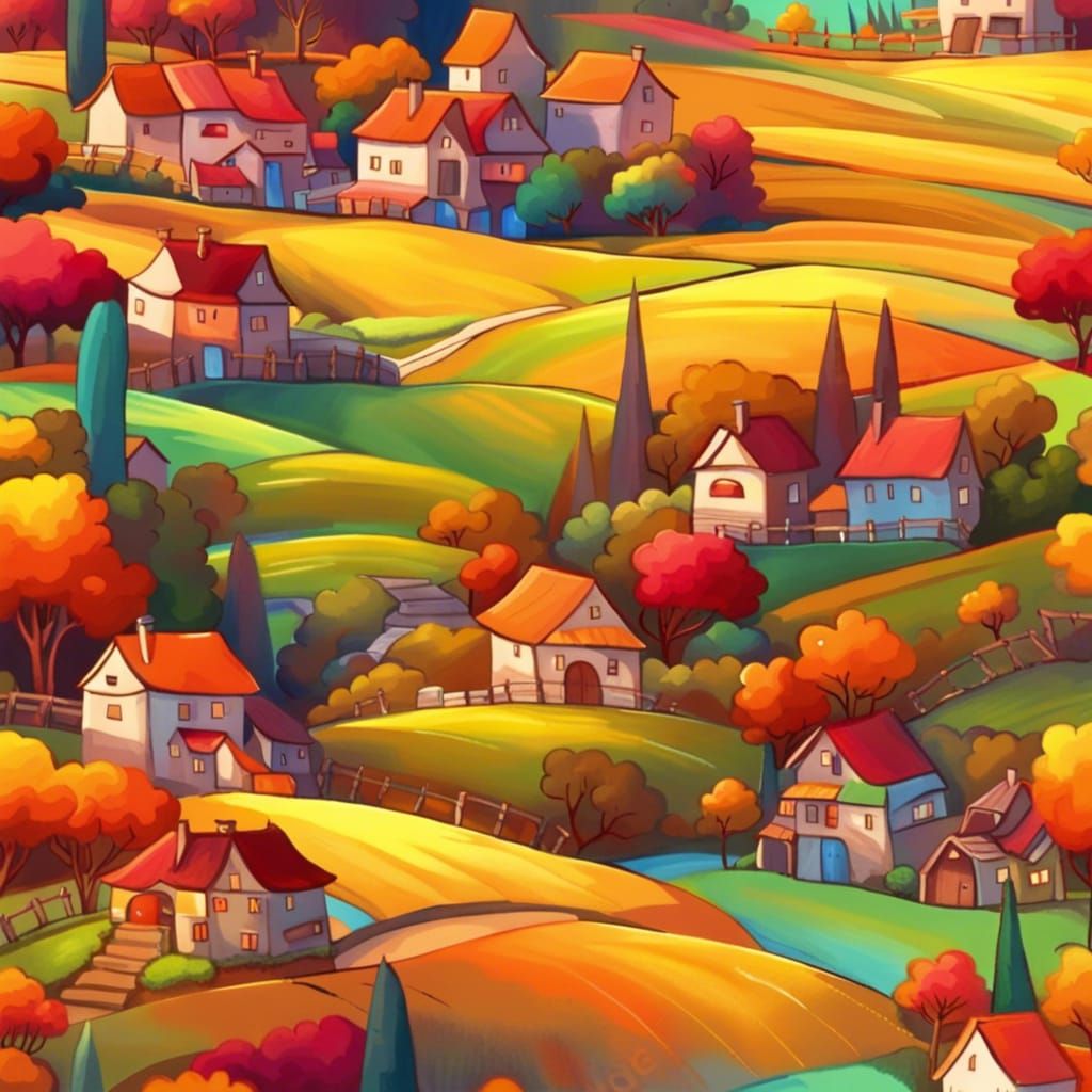 Peaceful village