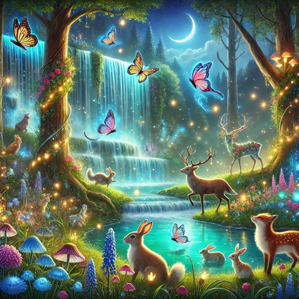 Whispers of the Enchanted Forest ✨🌈