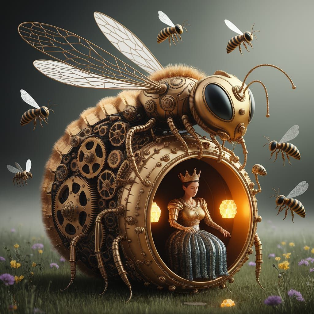 The True Queen Bee the Ultimate Throne  by @Murray